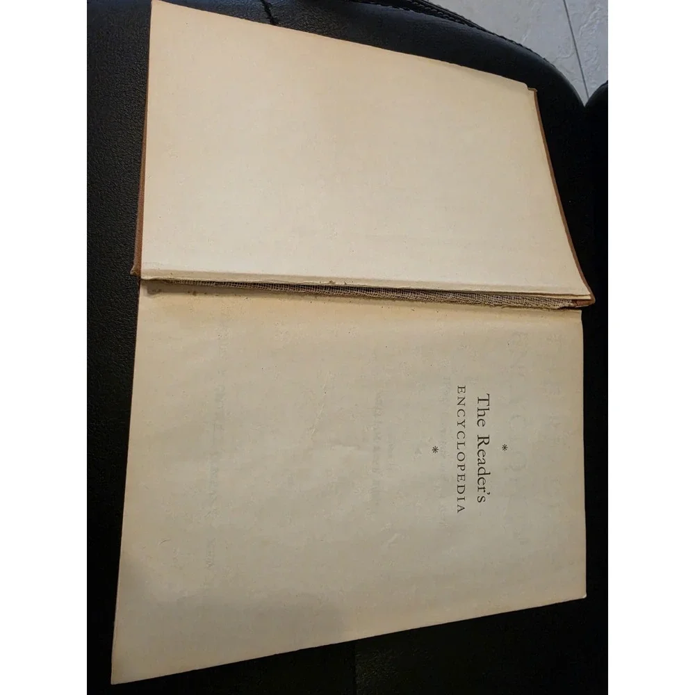 The Readers Encyclopedia, World Literature & Arts William Rose Benet 1948